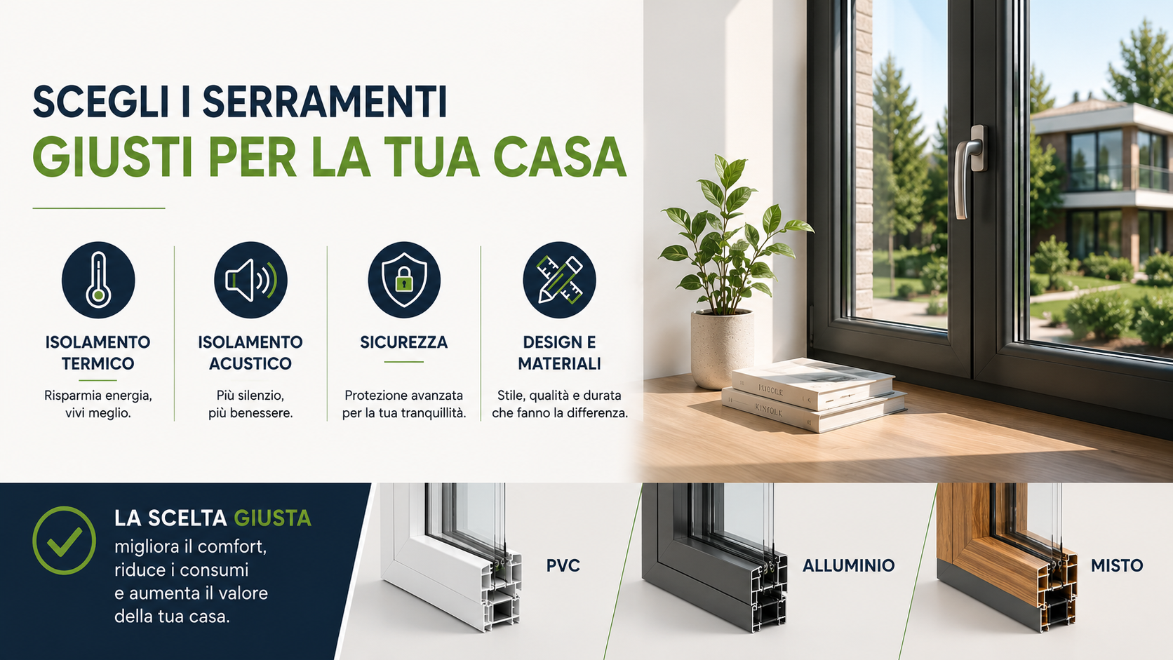Come preparare i serramenti all'inverno